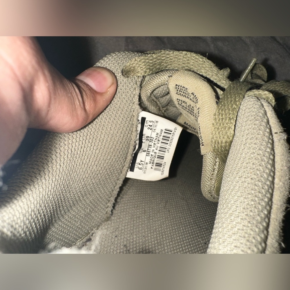 Nike Air Force 1 army green suede with camo swoosh